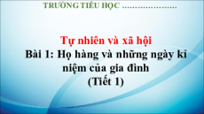 Bài giảng Powerpoint Tự nhiên xã hội lớp 3 Kết nối tri thức