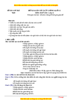 Đề thi thử Ngữ Văn Sở Phú Thọ lần 1 năm 2023