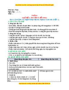 Giáo án Ôn tập các phép tính trong phạm vi 100 000 Toán 4 Kết nối tri thức