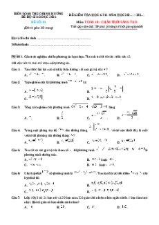 Đề thi cuối kì 2 Toán 10 Chân trời sáng tạo Cấu trúc mới (Đề 1)