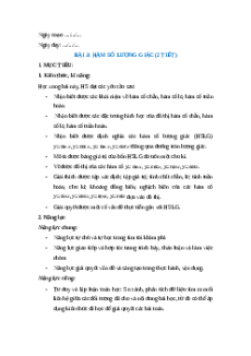Giáo án Bài 3 Toán 11 Kết nối tri thức (năng lực số)