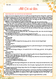 Phiếu bài tập Văn 6 Truyện cổ tích