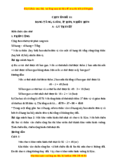 Chuyên đề Dạng tăm, giảm, ít hơn, nhiều hơn lớp 4 (có lời giải)
