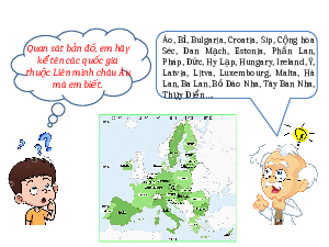 Giáo án Powerpoint Bài 4 Địa lí 7 Chân trời sáng tạo: Liên minh châu Âu