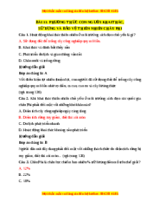 Trắc nghiệm Địa lí 7 Bài 11 Chân trời sáng tạo: Phương thức con người khai thác, sử dụng và bảo vệ thiên nhiên châu Phi