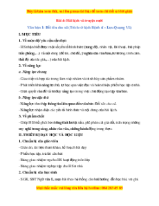 Giáo án Hài kịch và truyện cười (2024) Cánh diều