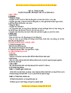 Giáo án Bài 15 Địa lí 6 Chân trời sáng tạo (2024): Thực hành phân tích biểu đồ nhiệt đồ và lượng mưa