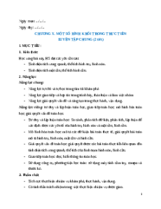 Giáo án Luyện tập chung (trang 106, 107) Toán 9 Kết nối tri thức
