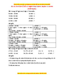 Giải Sgk Toán lớp 3 Bài 45: Ôn tập về số và phép tính trong phạm vi 100 000 (tiếp theo) (Cánh diều)