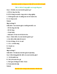 Trắc nghiệm Bài 24: Một số công nghệ cao trong trồng trọt