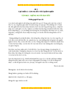 Trắc nghiệm Chủ điểm 3 Tiếng việt lớp 5: Con người với thiên nhiên