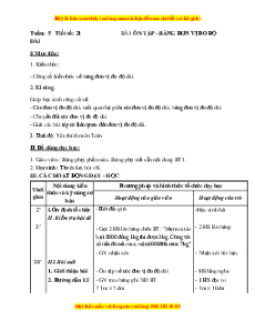 Giáo án Bài 21 Toán lớp 5: Ôn tập Bảng đơn vị đo độ dài