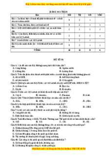 Đề thi giữa kì 1 Địa lí 11 Kết nối tri thức có đáp án (đề 1)