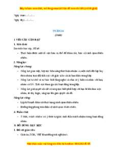 Giáo án Tuần 23 HĐTN lớp 4 Cánh diều