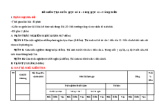 Bộ 2 đề thi giữa kì 2 Sinh học 12 Cánh diều có đáp án