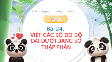 Giáo án Powerpoint Viết các số đo độ dài dưới dạng số thập phân Toán lớp 5 Chân trời sáng tạo