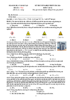 45 đề thi Tốt nghiệp Vật lí năm 2025 (có lời giải)