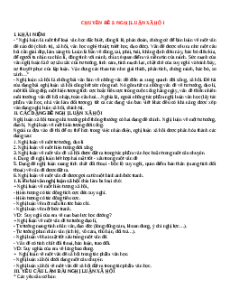 Bỗi dưỡng HSG Văn 7 Nghị luận xã hội