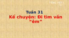 Giáo án Powerpoint Kể chuyện: Đi tìm vần "êm" Tiếng việt lớp 1 Cánh diều