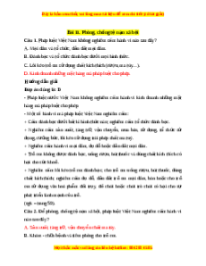 Trắc nghiệm GDCD 7 Bài 11 Chân trời sáng tạo: Phòng, chống tệ nạn xã hội