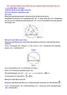 Chuyên đề dạy thêm Toán 9 Chân trời sáng tạo Chương 9