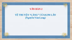 Giáo án Powerpoint Về truyện "Làng" của Kim Lân Ngữ văn 9 Cánh diều