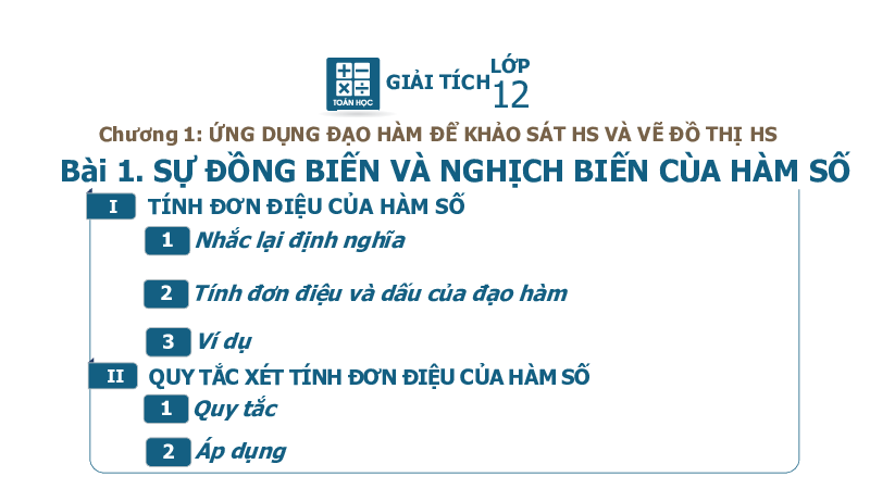 Bài giảng Powerpoint Toán 12 ( mới nhất)