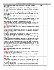 10 Đề đọc hiểu Văn 7 Tản văn tùy bút (cấu trúc mới)