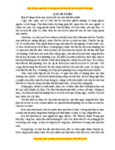 Phiếu bài tập Tuần 2 Quả bầu tiên Ngữ văn 6