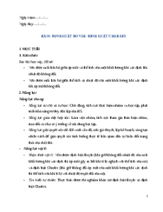 Giáo án Bài 6: Định luật Boyle. Định luật Charles Vật Lí 12 Chân trời sáng tạo