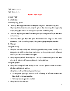 Giáo án Bài 16 Hóa học 12 Kết nối tri thức: Điện phân
