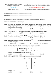 Đề thi cuối kì 2 Toán 10 Cánh diều Cấu trúc mới (Đề 1)