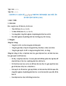 Giáo án Luyện tập chung (trang 19) Toán 9 Kết nối tri thức