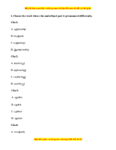 Trắc nghiệm Unit 4: Food Tiếng anh 10 Cánh diều