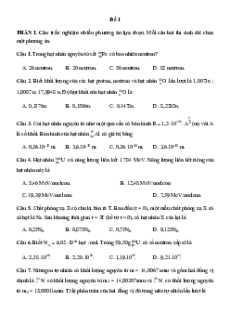 Bài tập ôn tập + Đề kiểm tra Vật Lí 12 Cánh diều Chương 4