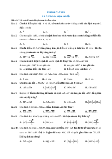 Trắc nghiệm Toán 10 KNTT Chương 4 (có đúng sai, trả lời ngắn)