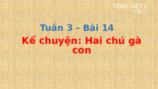 Giáo án Powerpoint Bài 14: Hai chú gà con Tiếng việt lớp 1 Cánh diều