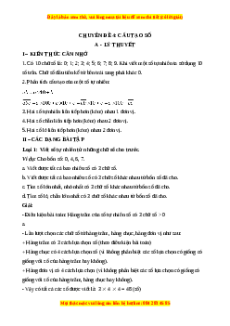 Chuyên đề Cấu tạo số lớp 4 (có lời giải)