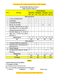 Đề thi cuối kì 1 Lịch sử & Địa lý 6 Kết nối tri thức - Đề 2