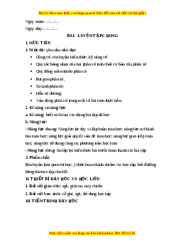 Giáo án Luyện tập chung trang 13 Toán 6 Kết nối tri thức