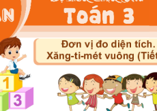 Giáo án Powerpoint Đơn vị đo diện tích. Xăng-ti-mét vuông Toán lớp 3 Cánh diều