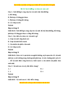Trắc nghiệm Công nghệ 7 Bài 10 Kết nối tri thức: Nuôi dưỡng và chăm sóc vật nuôi