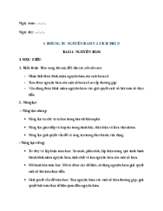 Giáo án Toán 12 Kết nối tri thức Học kì 2