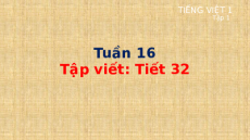 Giáo án Powerpoint Tập viết sau bài 84, 85 Tiếng việt lớp 1 Cánh diều