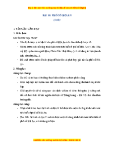 Giáo án Bài 18 Lịch sử & Địa lí lớp 4 Chân trời sáng tạo: Phố cổ Hội An