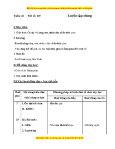 Giáo án Bài 129 Toán lớp 5: Luyện tập chung (Trang 137)