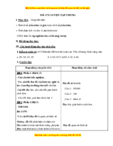 Giáo án Bài 173 Toán lớp 5: Luyện tập chung (Trang 179)