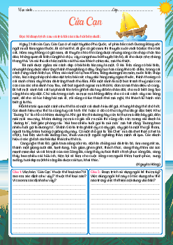 Phiếu bài tập Văn 6 Kí - Hồi kí