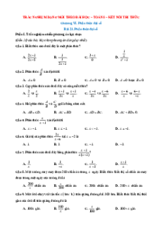 Trắc nghiệm Toán 8 Đúng-Sai, Trả lời ngắn Kết nối tri thức Học kì 2 (form 2025)