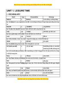 Luyện chuyên sâu Tiếng Anh 8 Global success Kì 1 - Đại Lợi